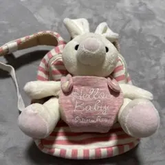 ウサギのぬいぐるみ付きリュック