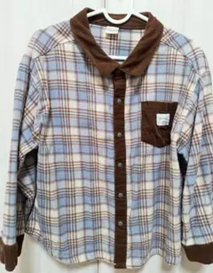 チェック柄シャツ