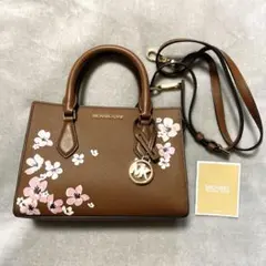 未使用品 マイケルコース sakura 桜 サッチェル 2way 日本限定 花柄