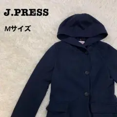 J.PRESS オンワード樫山 フード付きコート Mサイズ ネイビー