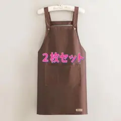 【2枚セット】エプロン 防水 おしゃれ 軽い 軽量 かわいい 可愛い 作業着