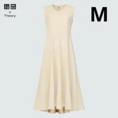 UNIQLO×Theoryウルトラストレッチフレアロングワンピース　ノースリーブ