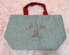 PEANUTS トートバッグ Let it be. グレー
