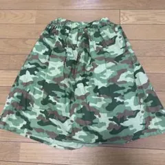 迷彩柄スカート　130〜140cm