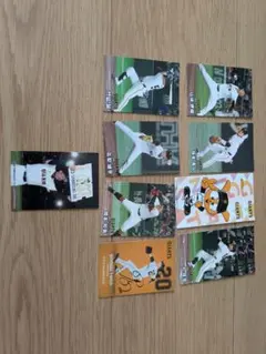 カルビー　プロ野球チップス　8枚セット　読売ジャイアンツ