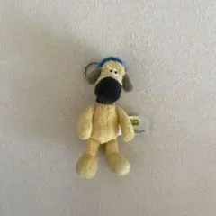 NICI 犬のキーホルダー ベージュ 青い帽子