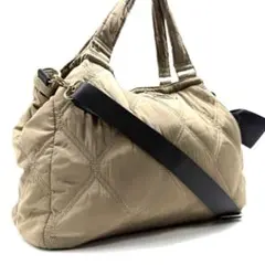 Thea Thea トートバック 2WAY キルティング A4収納可 ドット柄 - メルカリ