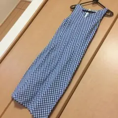 ナチュラルビューティーベーシック チェック ワンピース