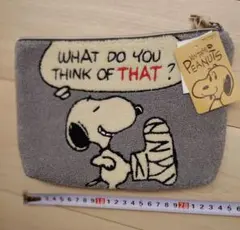 スヌーピー タオル生地ポーチ