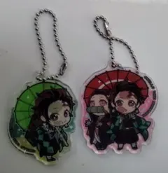 鬼滅の刃 炭治郎と禰豆子 アクリルキーホルダー2個セット