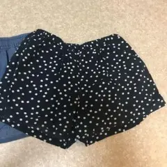 【3枚セット】花柄スカート1.ショートパンツ キュロット2