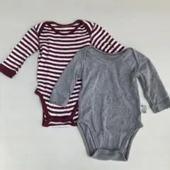 長袖 ボディスーツ ロンパース 綿100% 70cm 秋