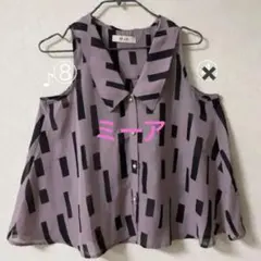ブラウス　袖なし　ミーアのサムネイル
