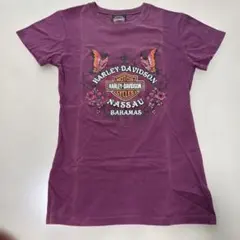 Harley-Davidson バハマNassau限定Tシャツ パープルのサムネイル
