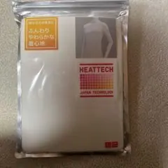 HEATTECH ウルトラライトタートルネックTシャツ Lサイズ オフホワイト