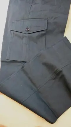チノパン 黒 ポケット付き