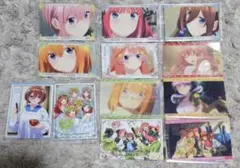 五等分の花嫁 ウエハースカードとクリアカードのまとめ売りです