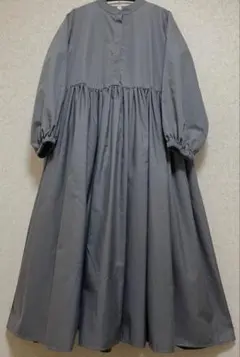 AMBSUNシャツワンピースロングＬ