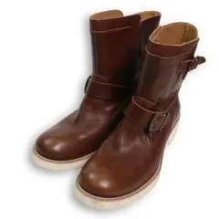 YOSUKE ヨースケ 本革 エンジニアブーツ 23.5 レディース　日本製 茶