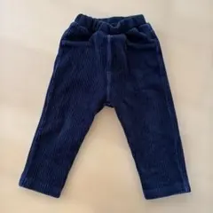 COMME CA ISM ネイビー コーデュロイパンツ 80cm