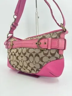 coach vintage pink shoulderbag Y2K 1130