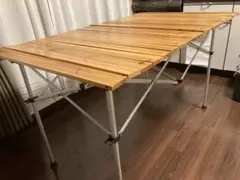 Coleman 折りたたみ木製テーブル ナチュラルウッドロールテーブル120廃盤 Coleman 折りたたみ木製テーブル ナチュラルウッドロール