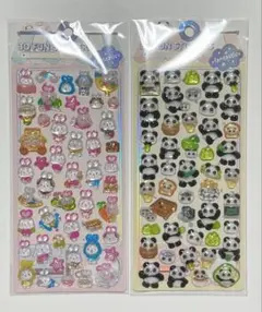 硬い☆ ボンボンドロップシール　2枚セット　おすそ分け　うるちゅる