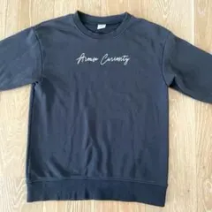 devirock ロゴ裏毛トレーナー ⭐︎スミクロ150cm