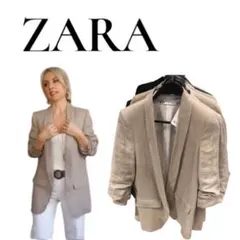 ZARA リネンジャケット