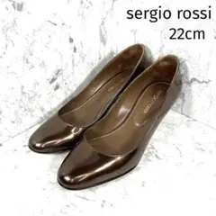 【極美品】sergio rossi ☆エナメルパンプス☆34(22cm)