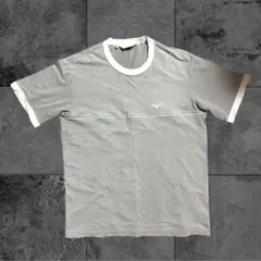 ミズノ グレー Mizuno Tシャツ　半袖　シンプル　メンズ　O XL LL