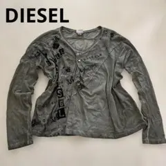 DIESEL Y2K グラフィック クロップド カットソーarchive