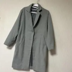 one way グレー チェスターコートのサムネイル