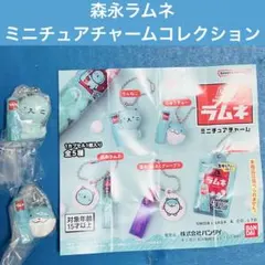 森永ラムネ　ミニチュアチャームコレクション　2点