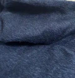 高級モヘア生地　　ネイビー