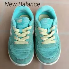 ニューバランス　New Balance　15.5cm　ライトグリーン　スニーカー