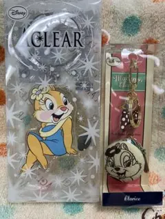 【新品タグ付き3点セット】クラリス・アプリコット・チップ&デール