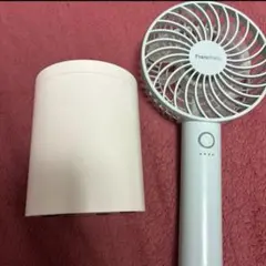 Francfranc フレ ハンディファン ミントブルー 回転スタンド付き