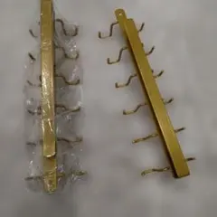 カップなど棚にキッチン収納ゴールド2点セット