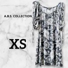 A.B.S. COLLECTION ペイズリー柄ワンピース XS