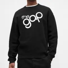 新品　GAP クルーネック スウェットトレーナー　Lサイズ ギャップ　黒ブラック
