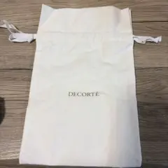 DECORTÉ 巾着袋 ホワイト