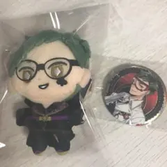 ツイステ ハーツラビュル トレイ ぬいぐるみ 缶バッジ セット