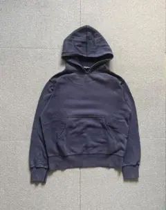 90s OLD UNIQLO 鬼サンフェード パーカー ネイビー 茄子紺 XL 90s OLD UNIQLO プルオーバーパーカー ユニクロ サンフェード