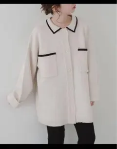 kastane 襟付きbigカーディガン