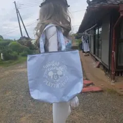 ミッキーマウス トートバッグ ライトブルー
