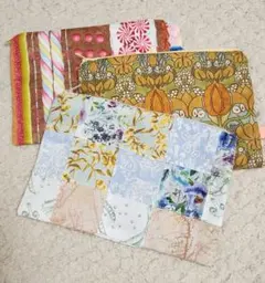 ハンドメイド ポケットティッシュケース 後ろポケット付き 桜鞠 和花柄