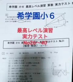 2025年最新】希学園 最高レベル算数 小6の人気アイテム - メルカリ