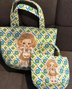 コヤンサンダーちゃん・ティキちゃんコラボ　トート・ポーチバッグセット