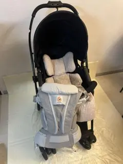 HA467☆極美品☆Combi☆コンビ☆ベビーカー☆軽量☆折り畳み☆ネイビー 